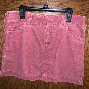 Stylish mauve American Eagle corduroy skirt.